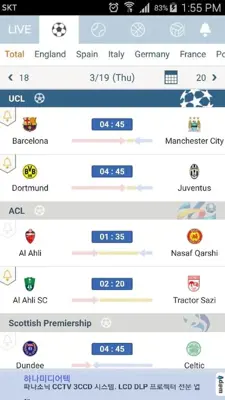 LIVE Score android App screenshot 4